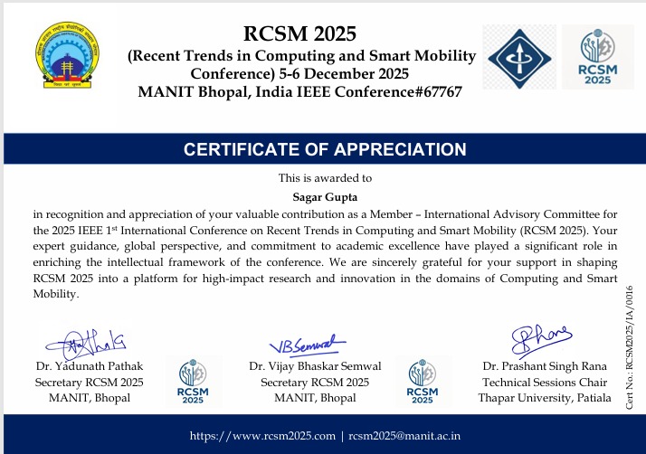 Researcher and International Advisory Commitee member for IEEE Conference-img2